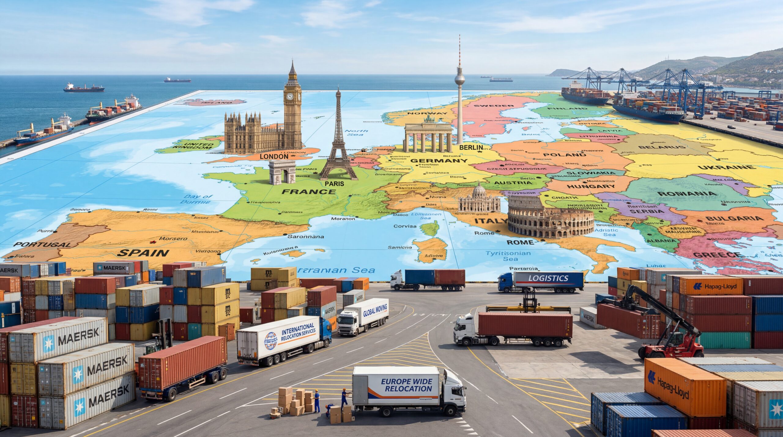 Moving to Europe from the US — Complete Shipping Guide