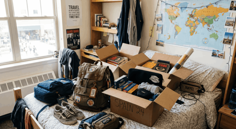 Student Shipping Overseas