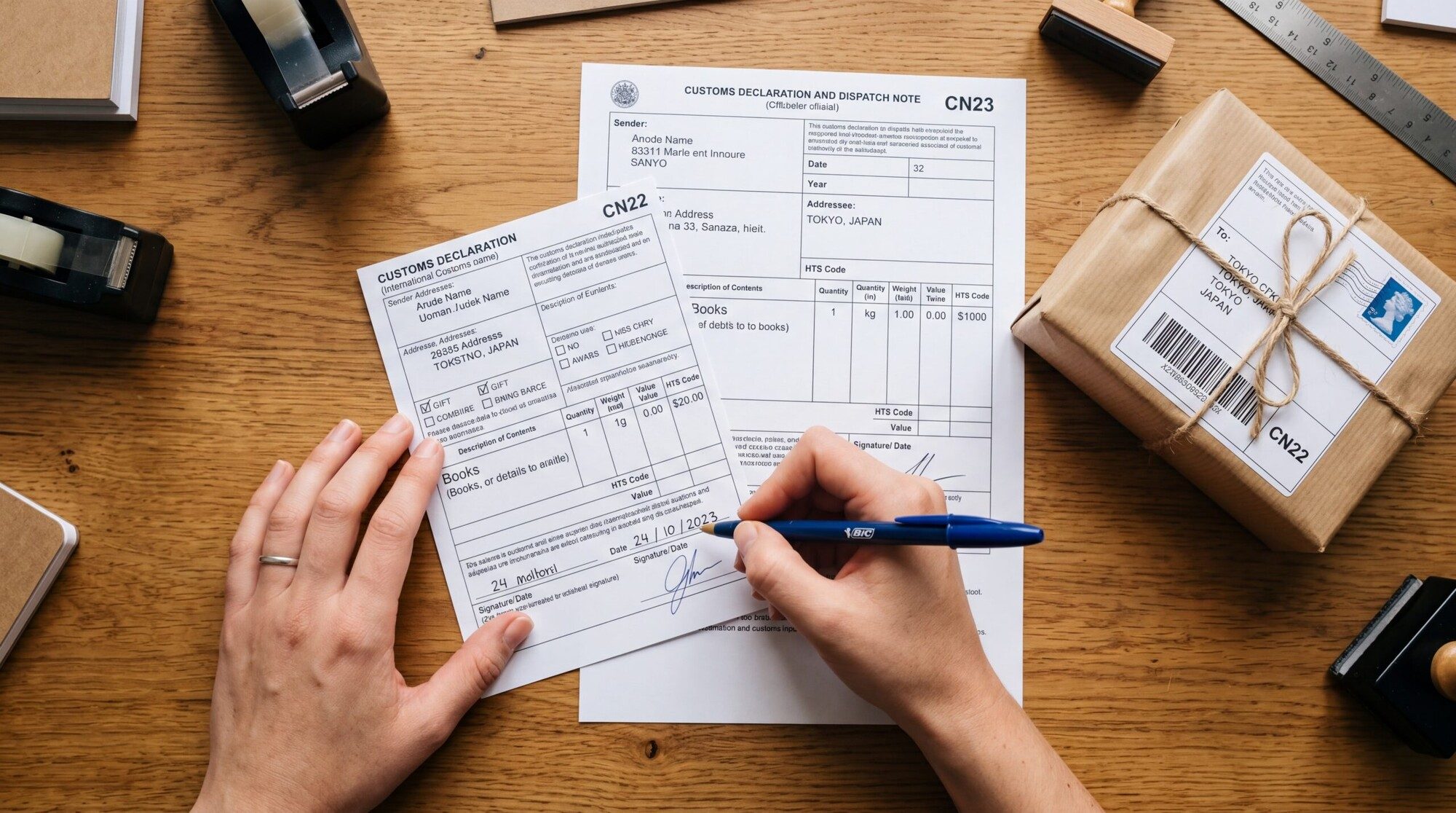 How to Fill Out Customs Forms for International Shipping (CN22, CN23, PS Form 2976)